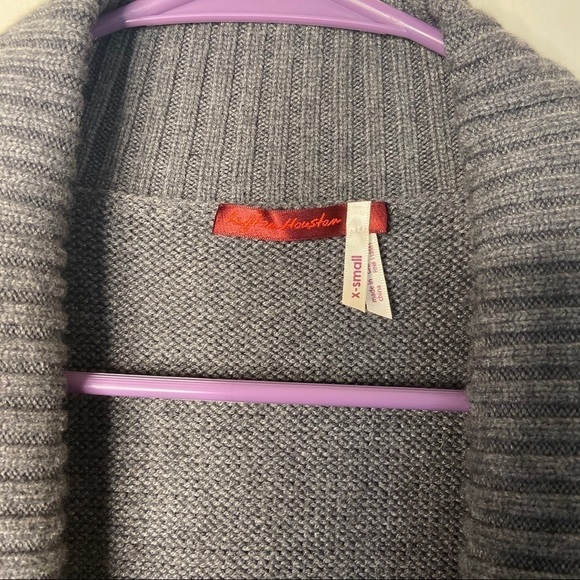 Left on Houston Gray Knit Vest Womens XS - Picture 2 of 5